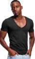 Black Plain Tshirts